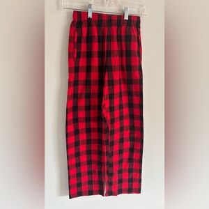 Boxercraft Kids Red & Black Buffalo Plaid Lounge Pants Size 10-12